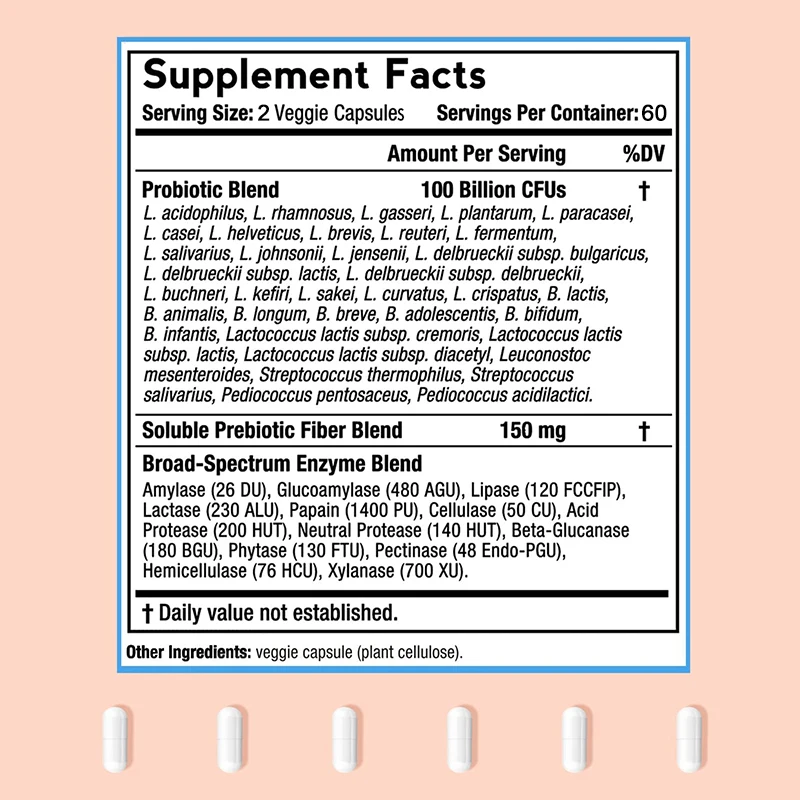 Probiotics 100 Billion - Suppo - огляд і ціна Probiotic 60 Billion