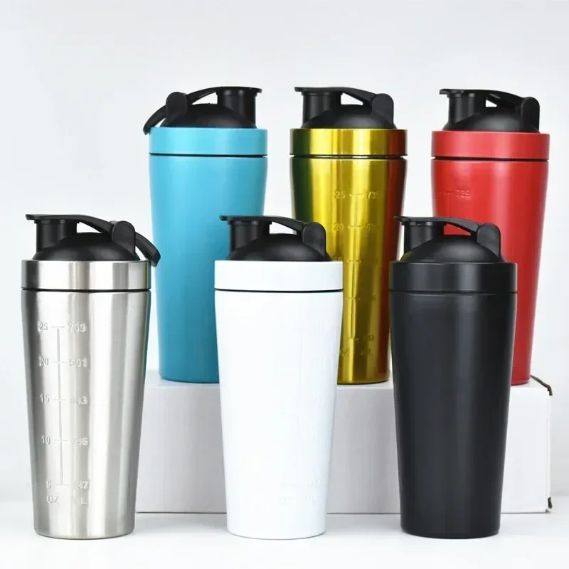 Stainless Steel Protein Shaker - огляд і ціна Nutrition Sports Fitness