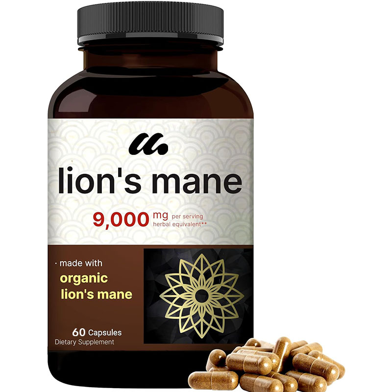 Lion Mane Mushroom Capsules -  - огляд і ціна Lion Mane Mushroom