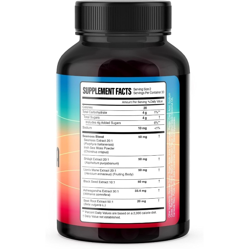 Shilajit Seaweed, Beetroot, Li - огляд і ціна Lion Mane Mushroom