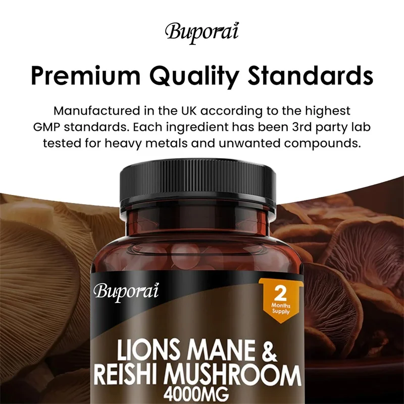 Lions Mane & Reishi Mushroom 4 - огляд і ціна Lion Mane Mushroom