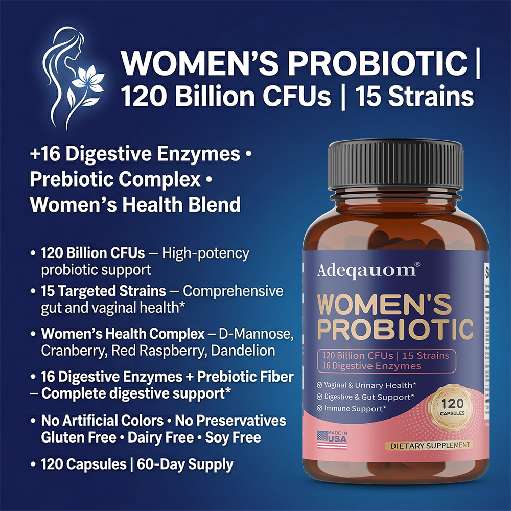 Women’s Probiotic Capsules 120 - огляд і ціна Probiotic 60 Billion
