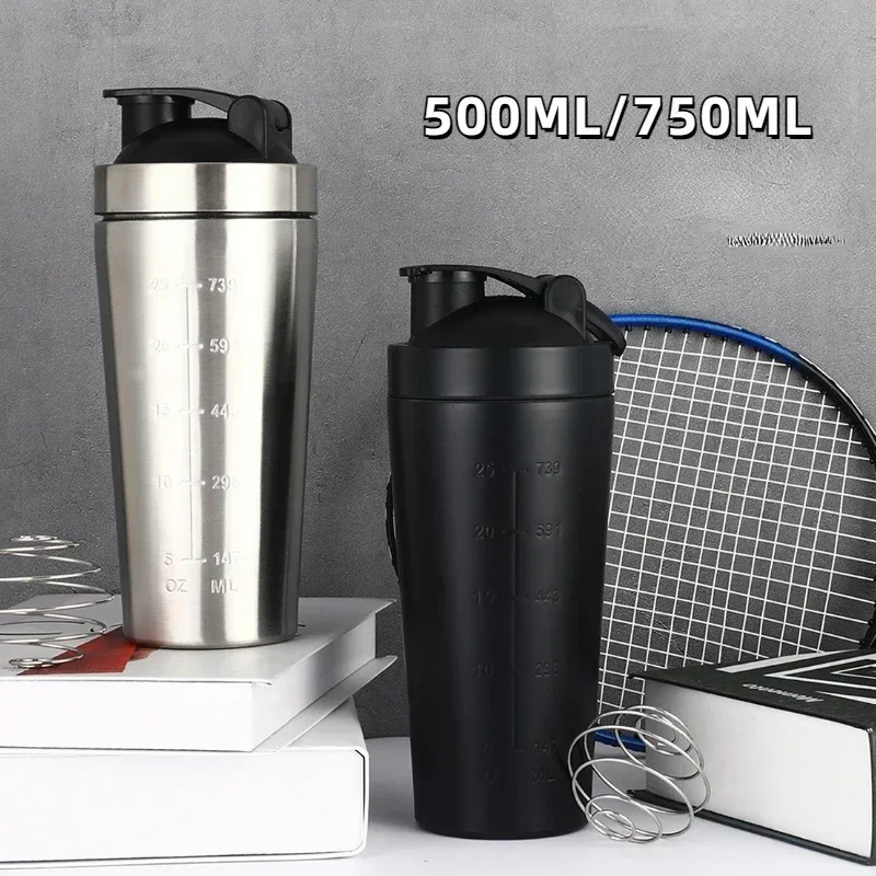 Stainless Steel Protein Shaker - огляд і ціна Nutrition Sports Fitness