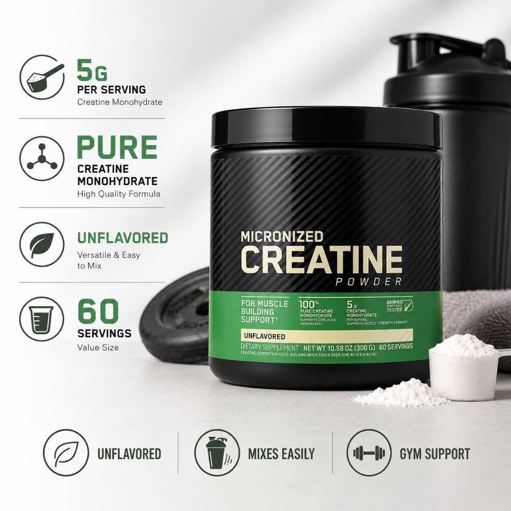 Creatine Monohydrate Powder 30 - огляд і ціна Nutrition Sports Fitness