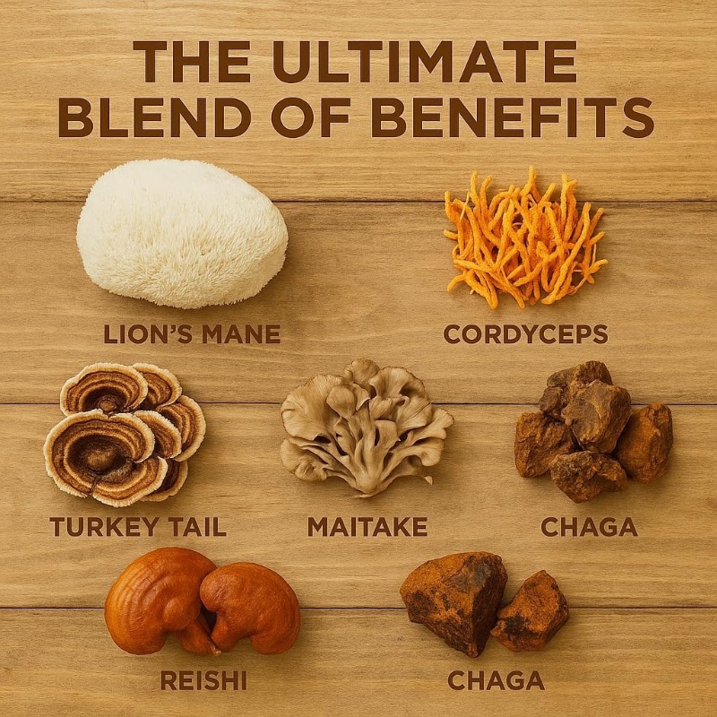 Mushroom Compound Supplement 1 - огляд і ціна Lion Mane Mushroom