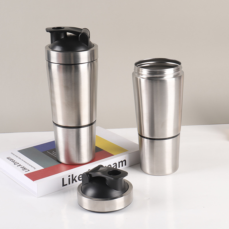 Stainless Steel Protein Shaker - огляд і ціна Nutrition Sports Fitness