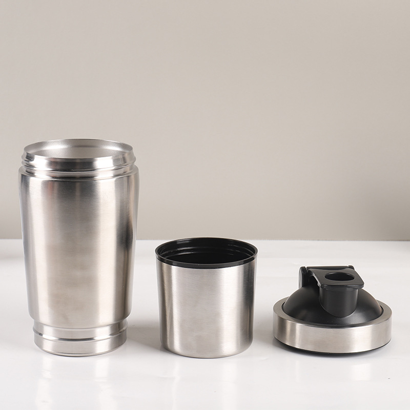 Stainless Steel Protein Shaker - огляд і ціна Nutrition Sports Fitness