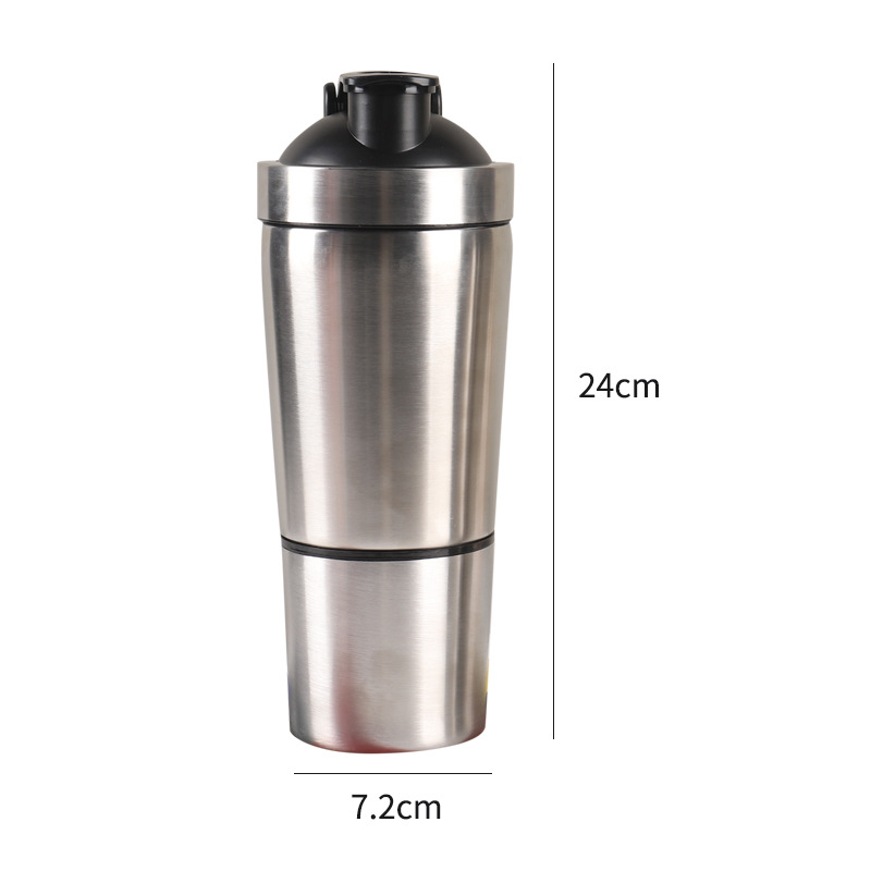 Stainless Steel Protein Shaker - огляд і ціна Nutrition Sports Fitness