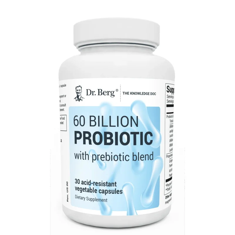 Dr. Berg 60 Billion 10 Strains - огляд і ціна Probiotic 60 Billion