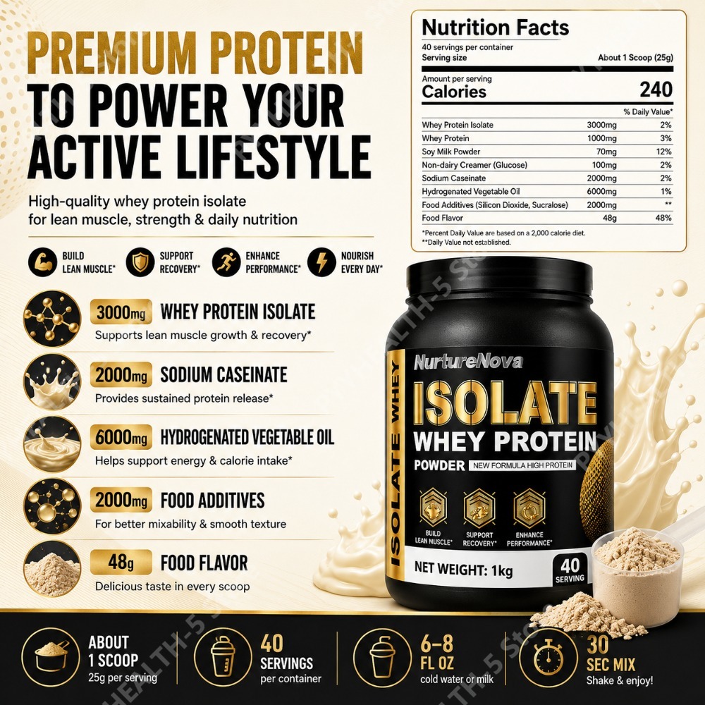 Isolate Whey Protein Powder 1k - огляд і ціна Nutrition Sports Fitness