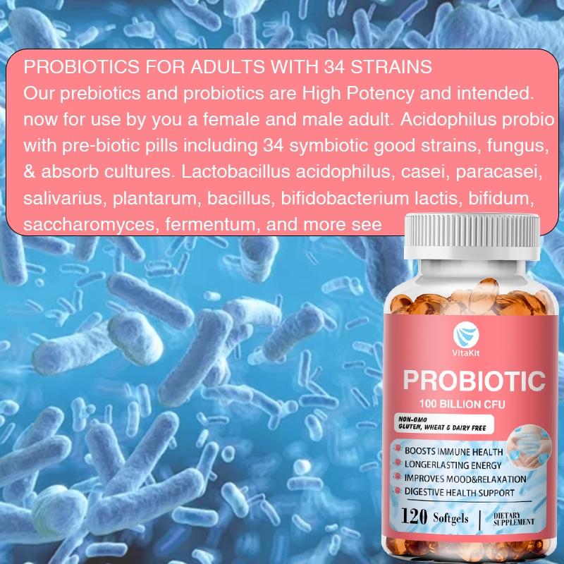 Probiotics Capsules Organic Su - огляд і ціна Probiotic 60 Billion
